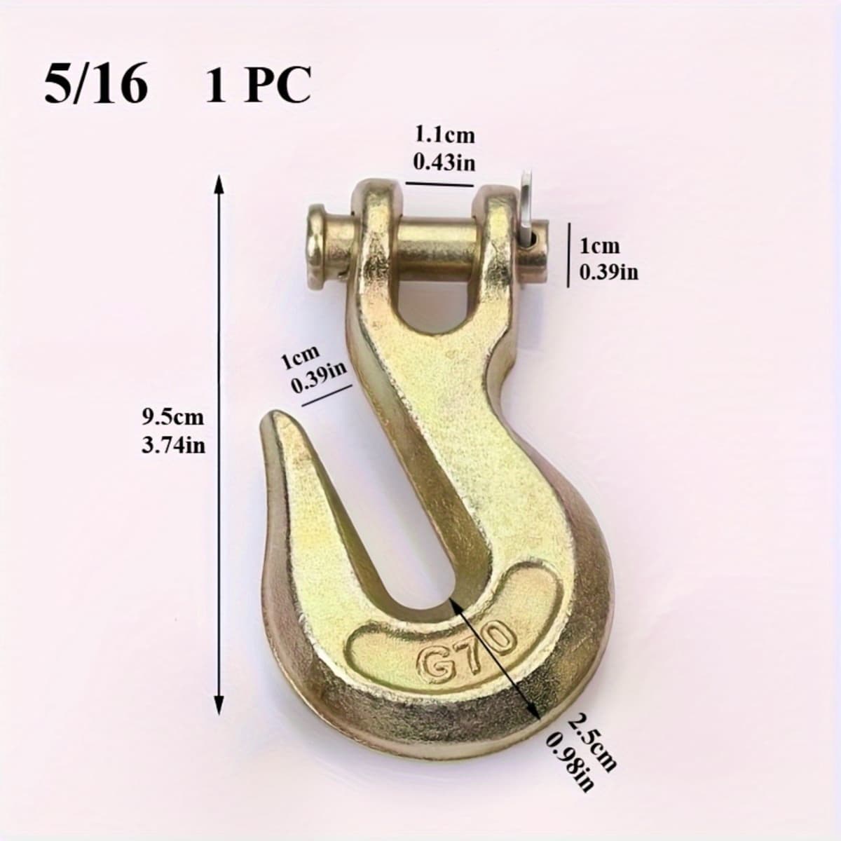 TEMU 1pc Hook, Transport Binding Hook, Chain Hook, Drag Chain Fixing Hook, Industrial Machinery Hook, Claw Hook