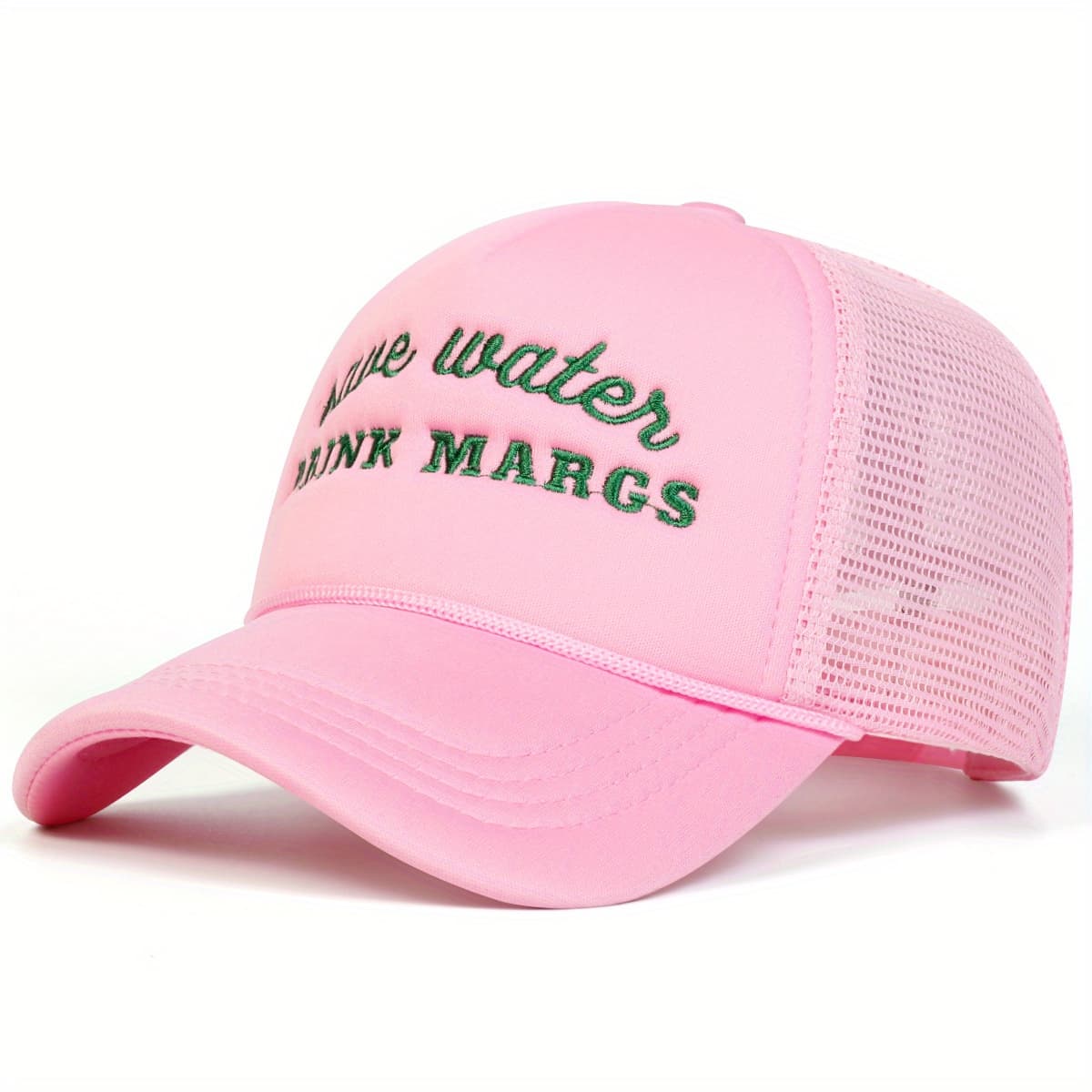 TEMU Women's Drink Margs Baseball Net Outdoor Adjustable Sun Hat Casual Hat Spring Autumn Travel Beach Vacation