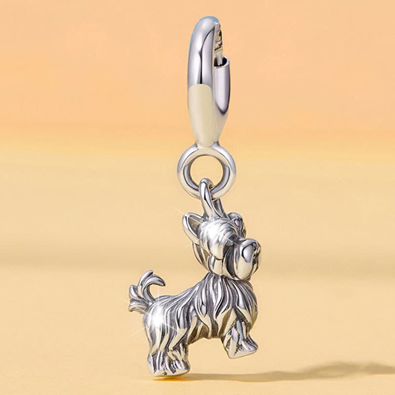 TEMU 1pc Women's Fashion Pendant, Yorkshire Terrier Pendant, Gift For Best Friend, Party Gift, Suitable For Daily Halloween Christmas, Party, Banquet, Autumn Winter Season Wear