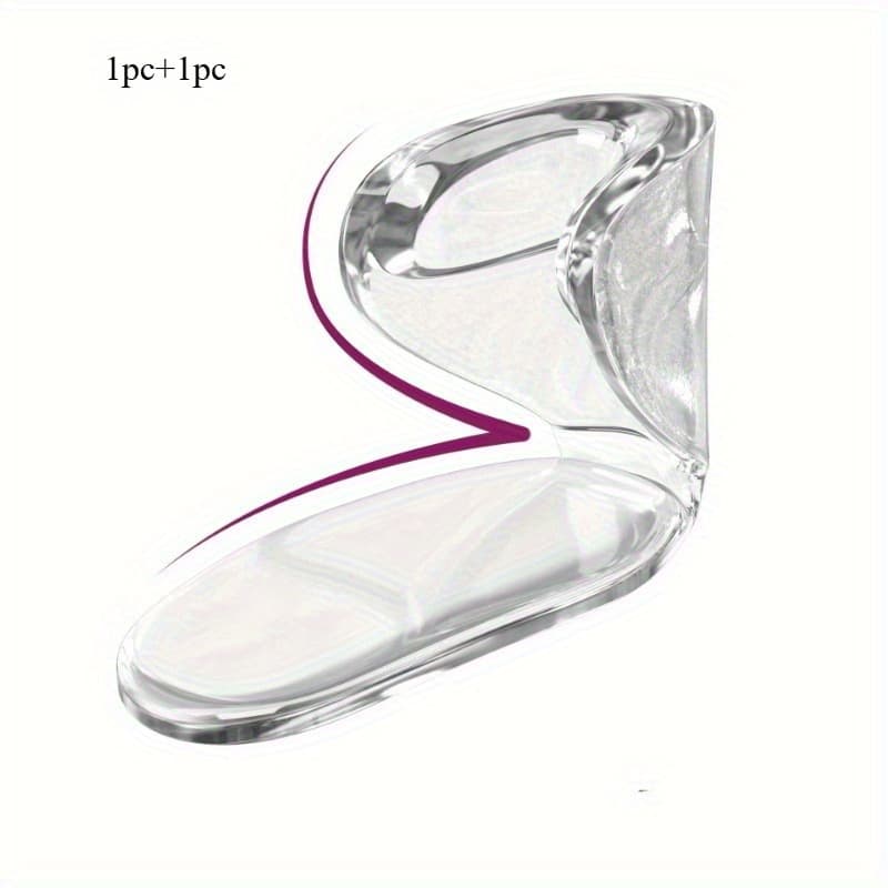 TEMU 2pcs Reusable Heel Grips Pads, Anti-slip Anti-wear Foot Stickers, Suitable For Shoes That Are Too Big, Extra Thick, Comfortable Insoles