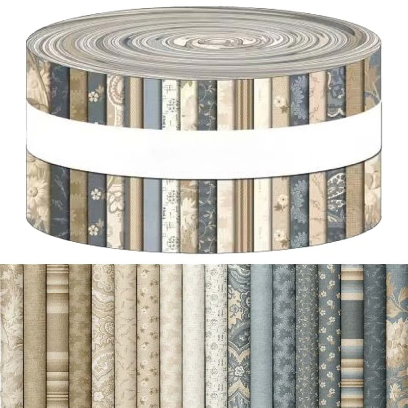 TEMU 38pcs 6.5 X 50cm (2.55 X 19.7in) Pre-cut Floral Pattern Fabric, Sewing Kit, Suitable For Hand Sewing, , Doll Making, Bag Decoration, Home Decor. Hand Wash . Sewing Supplies For Sewing Projects