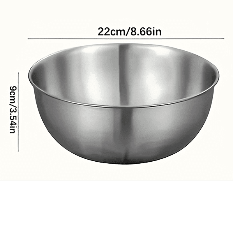 TEMU Salad Bowl, Cooking Basin, Japanese-style Household Weighing Basin, Thickened Mixing Bowl, Egg-beating Bowl Set, Salad Bowl