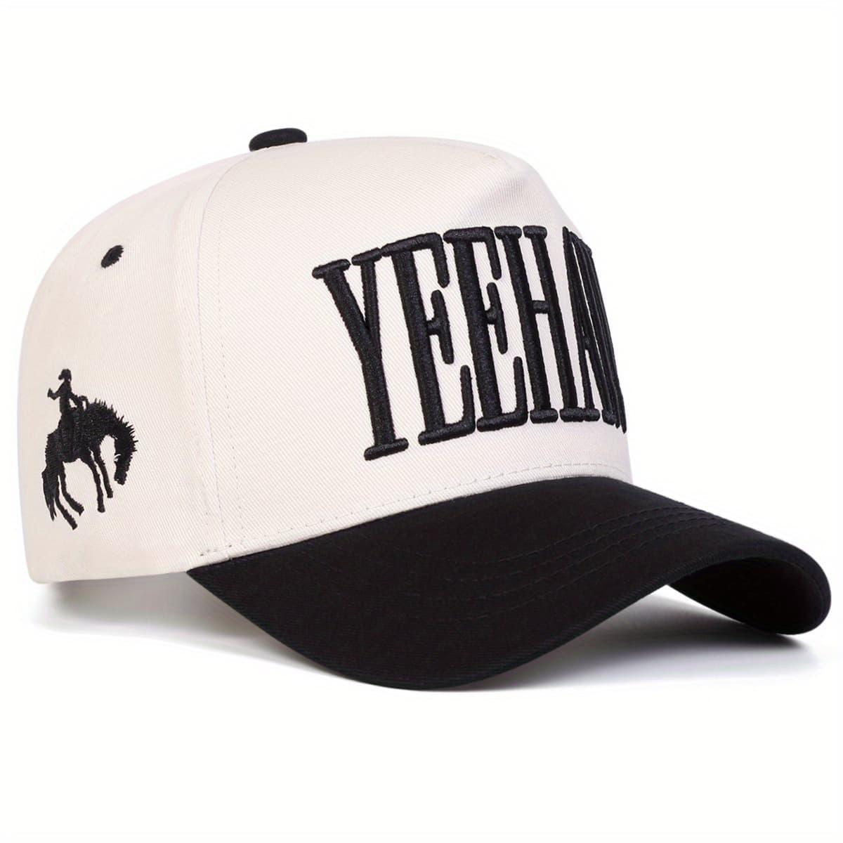 TEMU Men's Baseball Fashion Five-panel Hat Outdoor Adjustable Sun Hat Casual Hat Spring Autumn Travel Beach Vacation