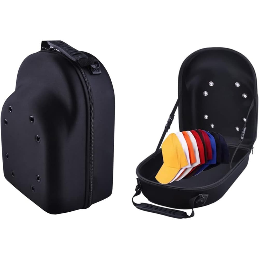TEMU Baseball Travel Case, Hat Storage Bag With Handle, Baseball Storage Bag With Shoulder Strap, Travel Hat Backpack, Multi-style Hat Organizer, Men's Multi-functional Travel Storage Box