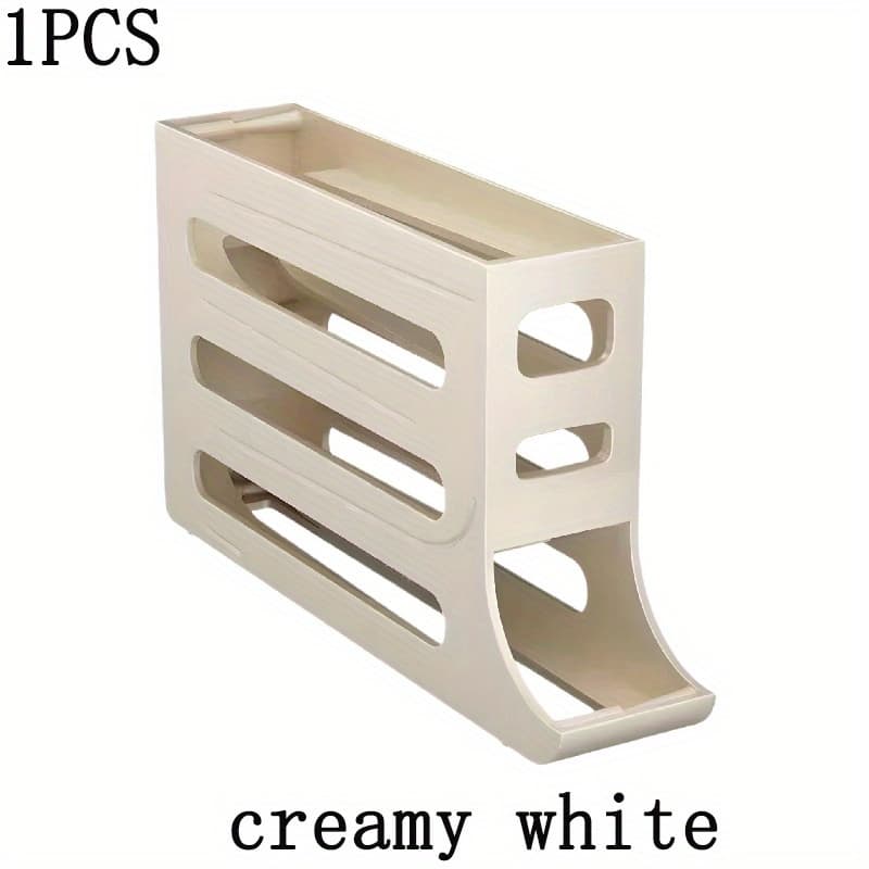 TEMU Refrigerator 4-tier Egg Dispenser, Automatic Rack, 30-egg Storage Shelf, Refrigerator Dispenser, Kitchen Egg Storage Rack, Refrigerator 4-tier Egg Holder