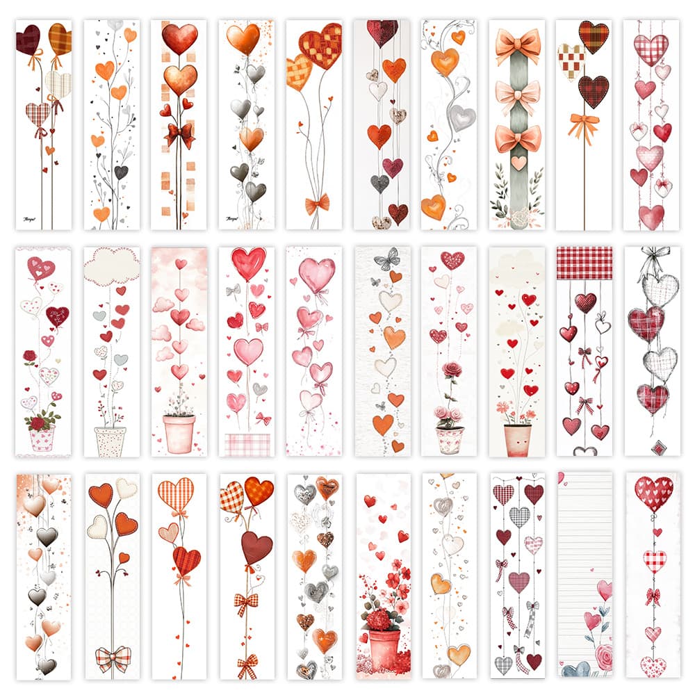 TEMU 32pcs Of Hand--shaped Bookmarks For Valentine's Day, Perfect For Students And Reading Enthusiasts. Suitable For New Year, Birthdays, Christmas, Anniversaries