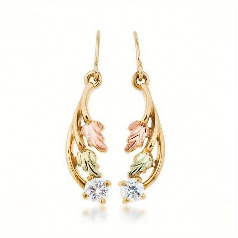 TEMU 925 Sterling Silvery Elegant Tricolor Pendant Earrings, Women's Earrings, Retro Style, Suitable For Daily Wear And Party/ Birthday/ Anniversary Christmas Gifts