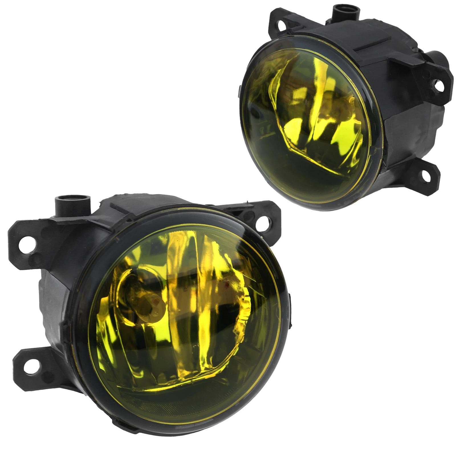TEMU Pair Fit For Ilx For For Ford For For Yellow Len Fog Light Lamp 3000-3200k