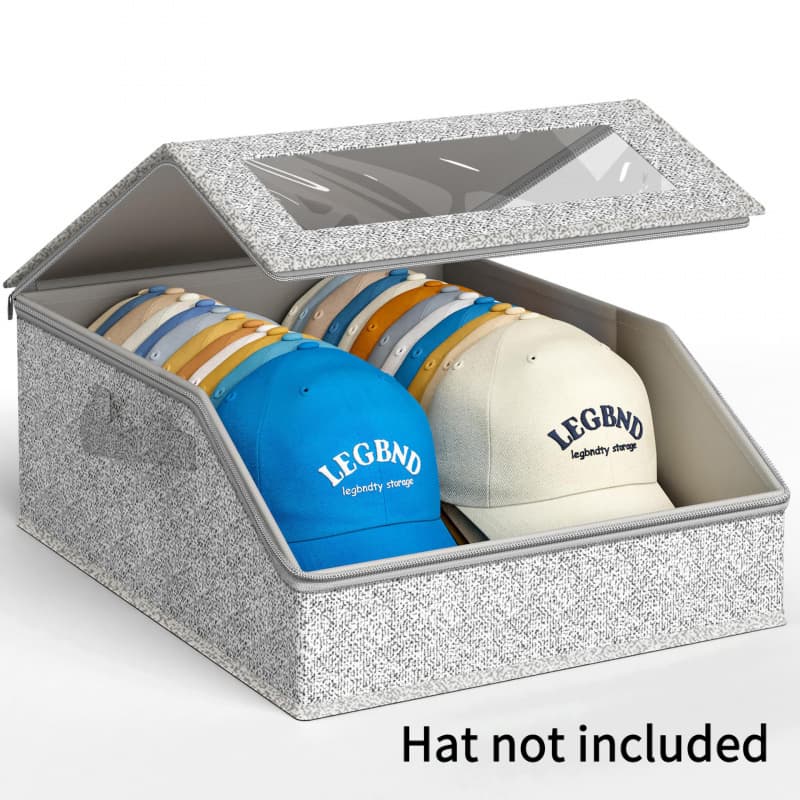 TEMU 1pc Large-capacity Baseball Storage Box, Space-saving Design, Convenient For Taking Out And Neat Placement. Suitable For Wardrobe, Bedroom, Entryway, Sports , Or Retail Store Display