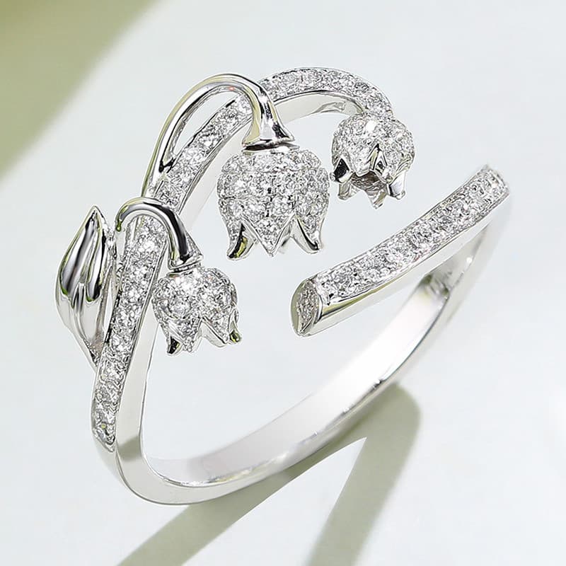 TEMU 925 Silver Gradient Color Zirconia Ring, Women's Vintage Handmade Oval Ring Jewelry, Everyday Party Holiday Gift Ladies Ring