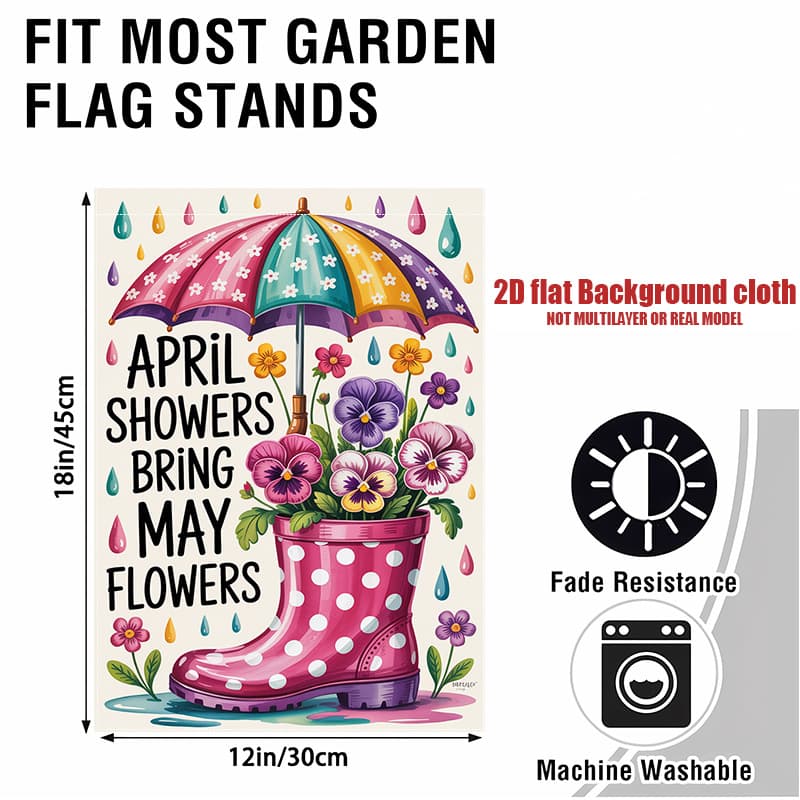 TEMU 2d Flat, 1pc, Flag, No Flagpole, 12x18inch, Durable Polyester, Courtyard Decoration, Perfect For Halloween & Christmas Etc. Holiday Decor, Outdoor Yard & Lawn Decor, Birthday Party , 2d Flat
