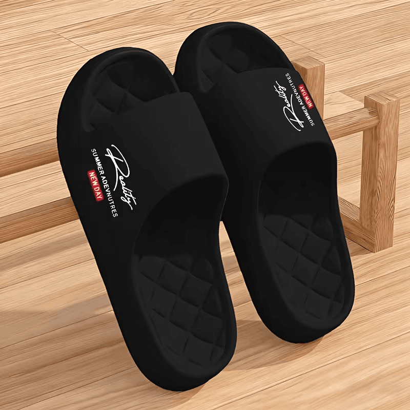TEMU Men's Slippers, Men's Home Shoes Indoor Slippers, Fashionable Multi-functional Casual Shoes, Individual , Eva Suitable For Indoor, Bathroom And Daily Wear, Unisex