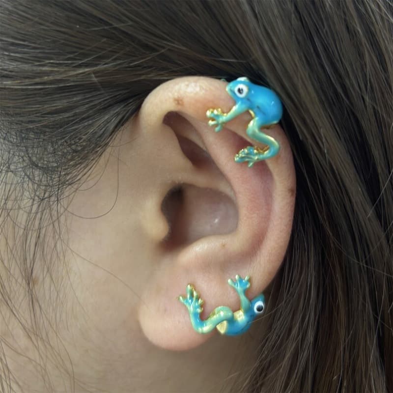TEMU 1 Pair Ear Cuff, Cute Earrings, Climber Ear Cuff, Gothic Earrings