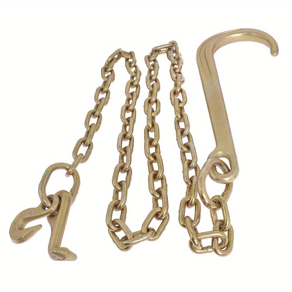 TEMU 5/ 16 X 6ft Grade 70 Tow Chain 15 Hook Replacement For Recovery Axle