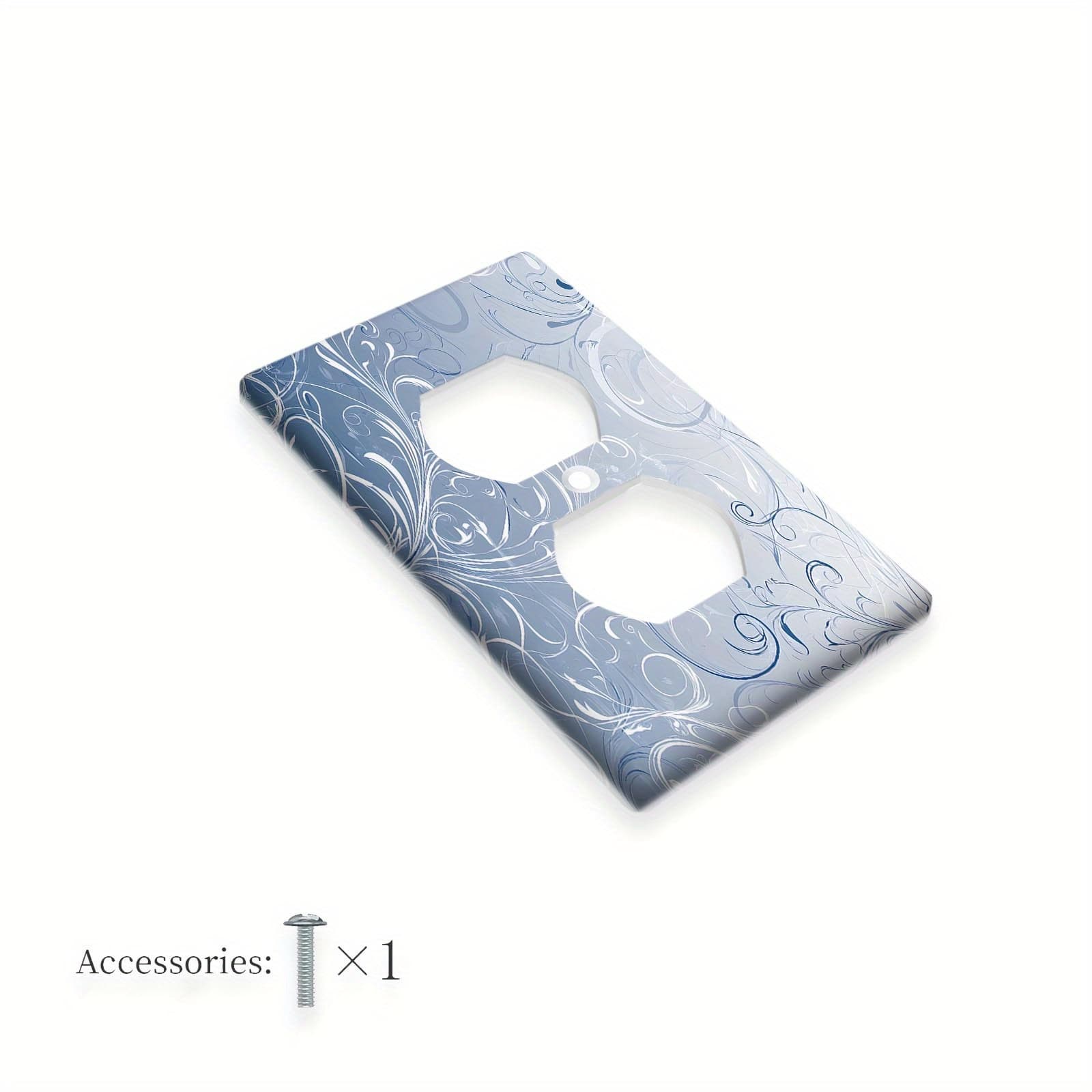 TEMU 1pc Light Switch Cover Decorative Light Switch Plate Decorative Ornate Light Switch Plate Wall Decor Decorative Wall Plates For Home Bathroom Bedroom