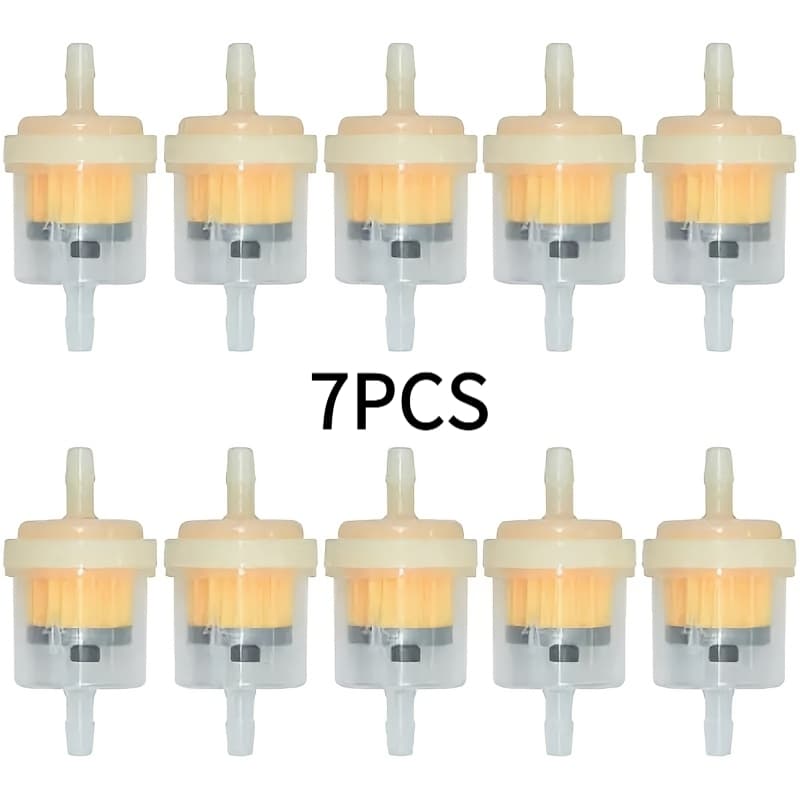 TEMU About 7/17 Universal Inline Fuel Filters With Magnet For Motorcycles Atv Go Karts Accessories 3/ 16inch