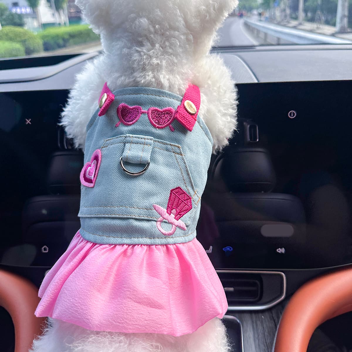 TEMU Pet Clothes Cat Costume Apparel Small Dog Puppy Home Out Beautiful Cute Pretty Comfortable Skirt