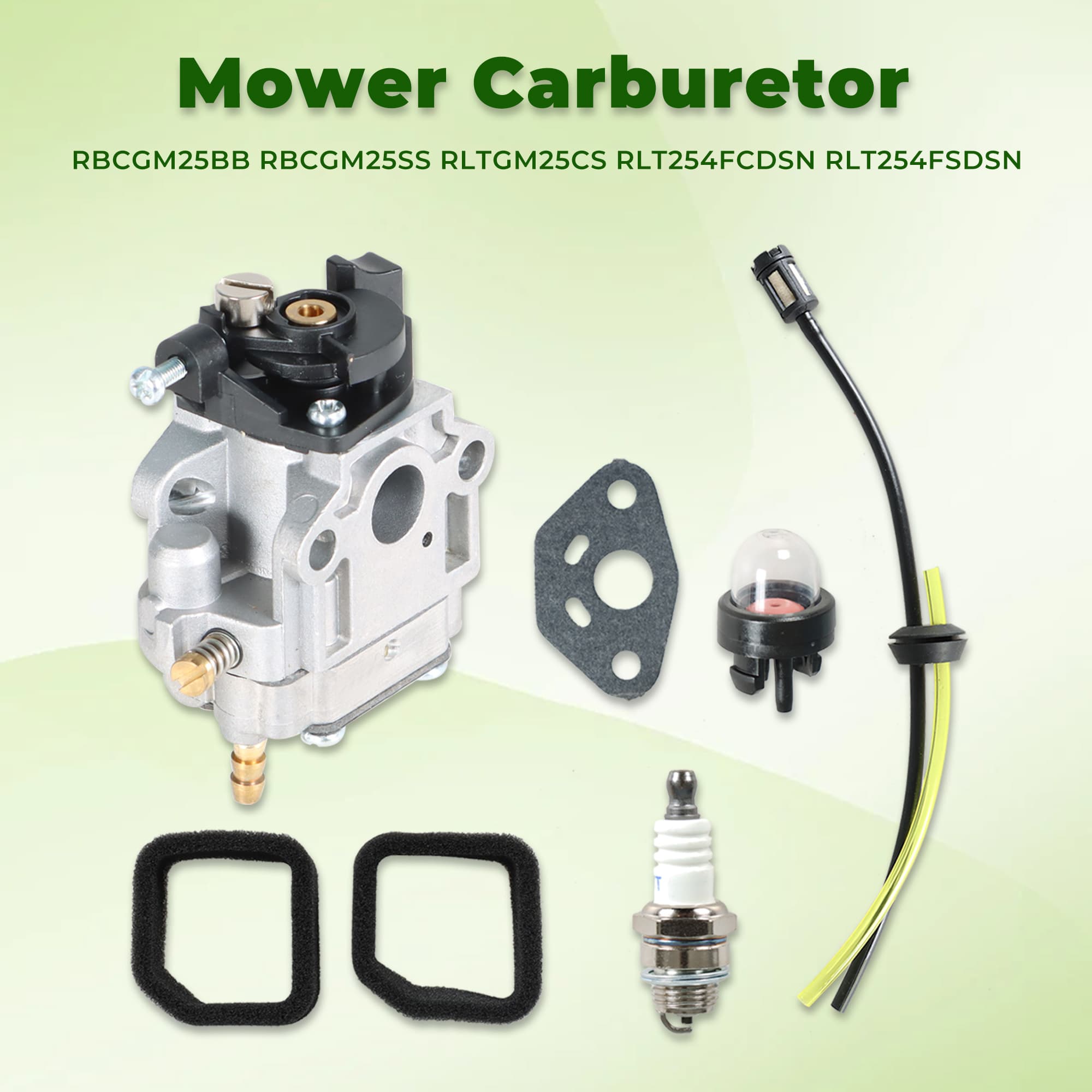 TEMU Rlt254fcdsn Rlt254fsdsn Carburettor For Ryobi Rbcgm25bb Rbcgm25ss Rltgm25cs