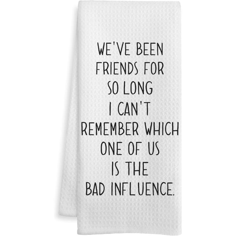TEMU 1pc 18×26 Inch Funny Kitchen Towels, Gifts For Women Men Dish Tea Towels, For So Long Decorative Hand Towel For Bathroom, Funny Bathroom Decor, Kitchen Towel