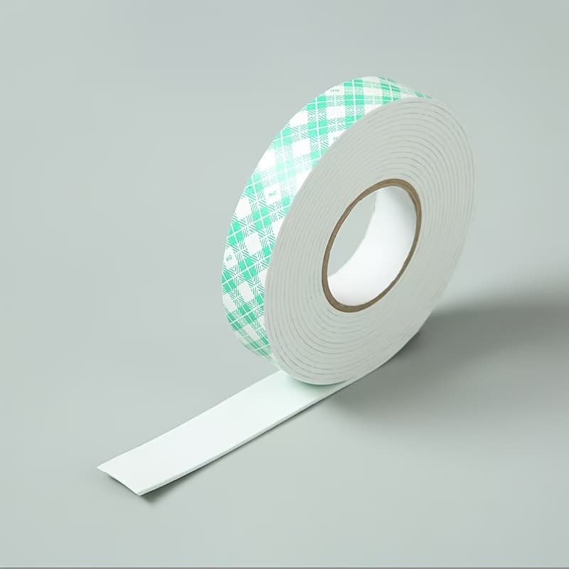 TEMU 3 Rolls Heavy-duty Double-sided Tape - Checkered Pattern For Plastic, Wood, Glass & Metal | High , To 1kg, Durable For Indoor/outdoor Home, Office, Diy, School Projects