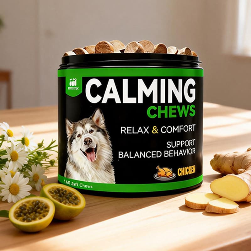 TEMU Dog Chewable Tablets - Daily , Premium , Easy To , Pet Supplies, Dog Training, Relaxation, Suitable For All Breeds, 160 Tablets, Flavor, New Upgraded Formula