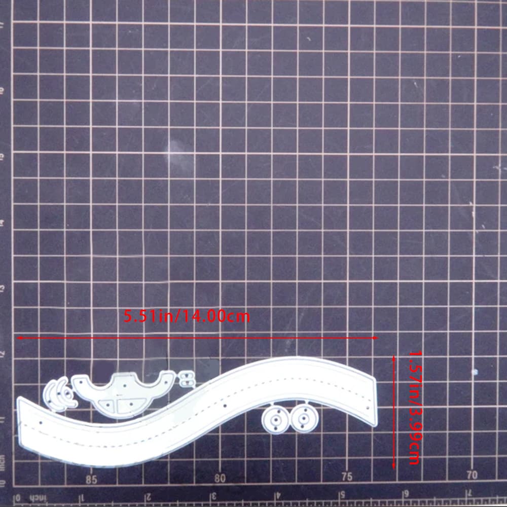 TEMU Scrapbooking Outlets 1pc Car And Road Metal Stencils, Unique For , Versatile Embossing Templates For Paper Craft, , Painting Craft Projects, Reusable, High-quality Versatile Crafting Tool For