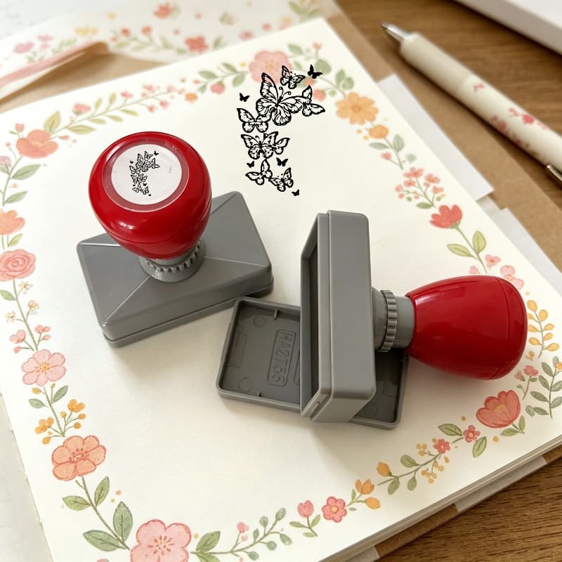TEMU 1pc Hand Account Stamp, Exquisite Hollow Pattern Stamp, For Hand Account Decoration, , Journal Layout, Card Making, Elegant , Reusable, Compact And Portable, Suitable For Hand Account Enthusiasts