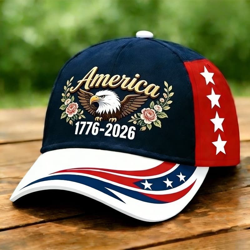 TEMU 2026 Special Edition 250th Anniversary Eagle Baseball Hat, 250th Anniversary Sun-blocking Outdoor Unisex With Duckbill