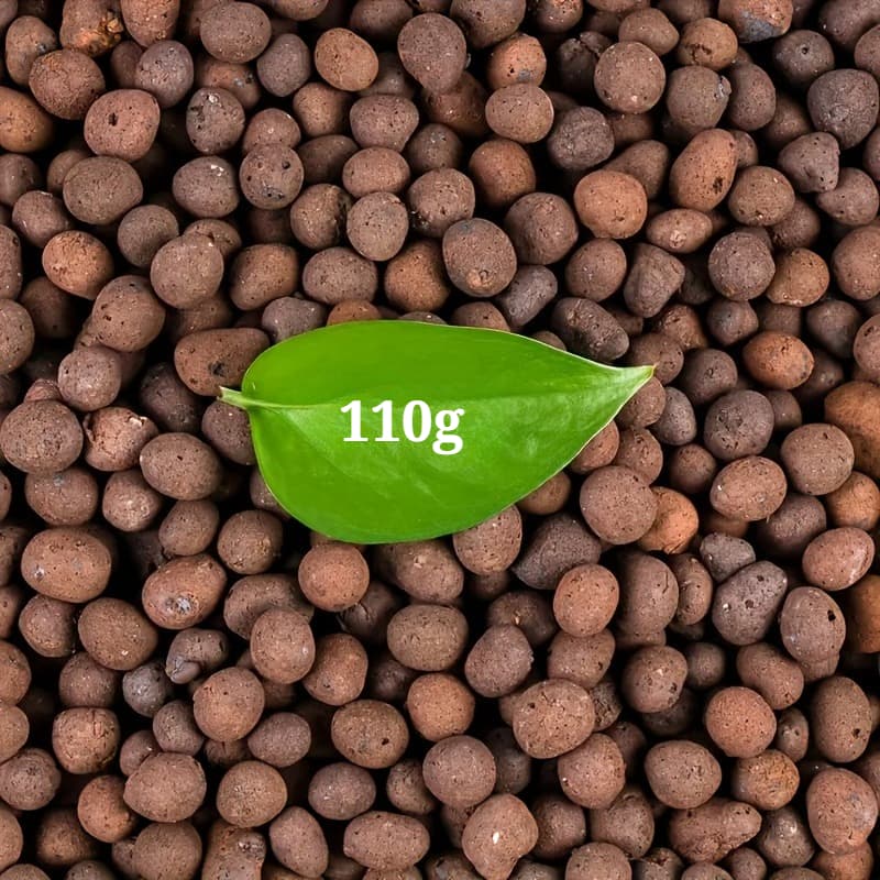 TEMU 110g Hydroponic Clay Pebbles - Lightweight And Breathable Expanded Clay Polymer Suitable For Aquariums, Succulents, Bonsai, And Orchids - Perfect For Gardening And Decorative Purposes