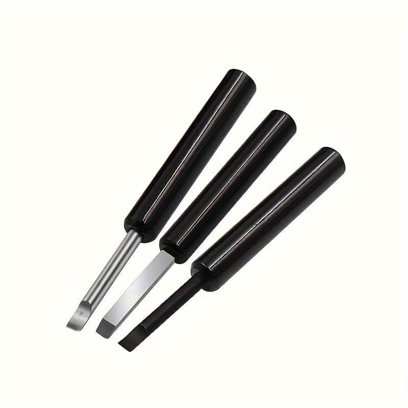 TEMU A Set Of 3 Tools For Watch Repair - Includes A Sturdy Case Opener, A Battery Replacement Tool, And A Back Cover Prying Tool, Ideal For Watches, Footwear, And Jewelry