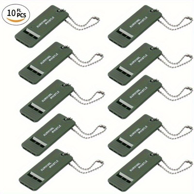 TEMU A Set Of -frequency Survival Whistles, Perfect For Emergencies, , And Outdoor Rescue
