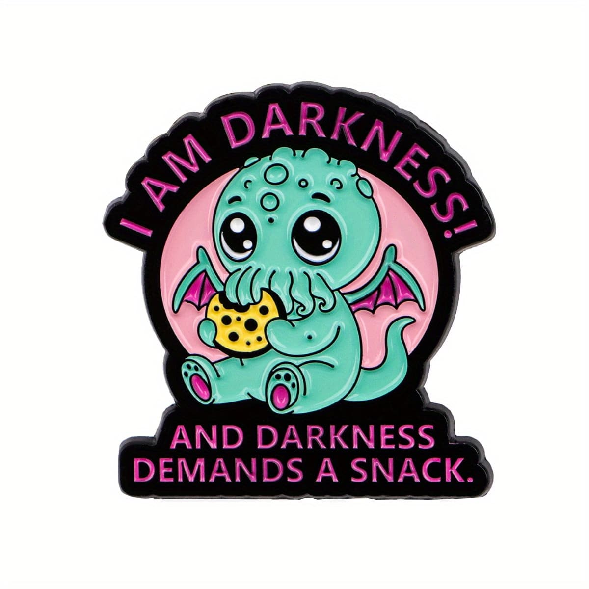 TEMU 1pc Adorable Kawaii Enamel Pin, Perfect For Backpacks, Women's Brooches, Clothing Gifts, And Fashion Additions
