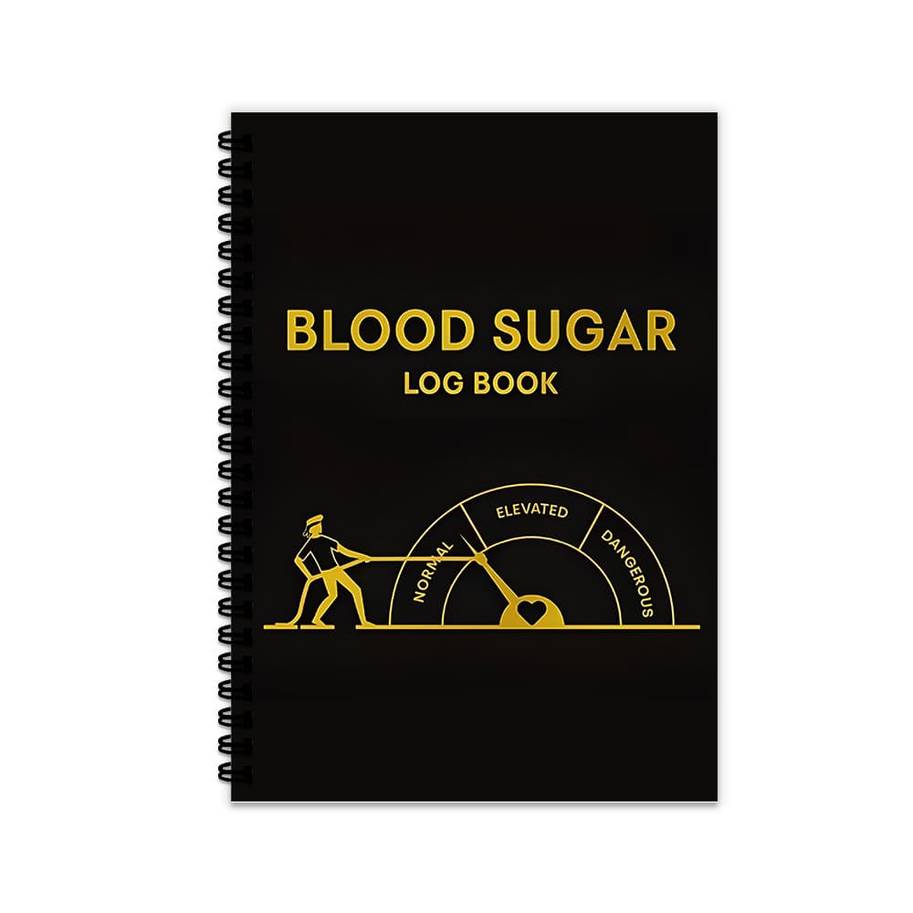 TEMU 1pc Diabetic Health , Blood & Insulin Recording Book, Essential Tool For Diabetes Management, Compact Size For , Cover Design
