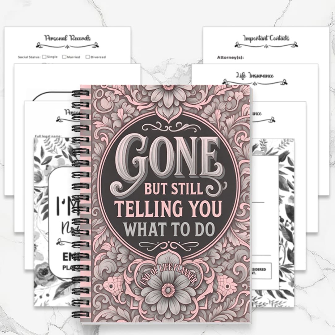 TEMU 1 Notebook Suitable For Will & , Will With To-do List & Checklist - Undated Pages For Caregivers, Executors, End-of-, Document Planner