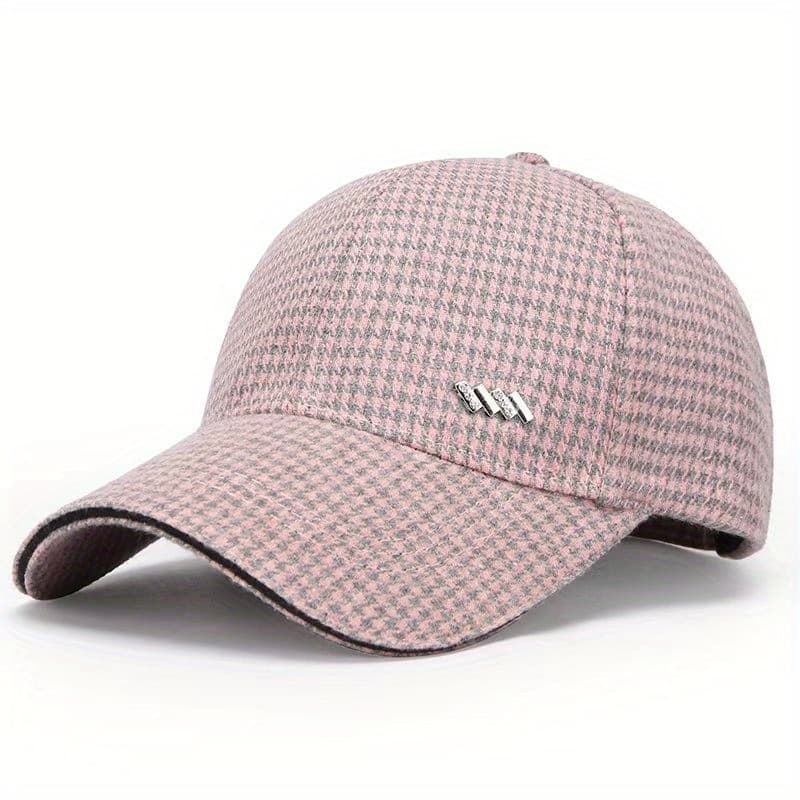 TEMU Spring/summer Casual , Bird Grid Casual Baseball , Sunshade Duckbill , Autumn/winter Versatile Fashionable Baseball
