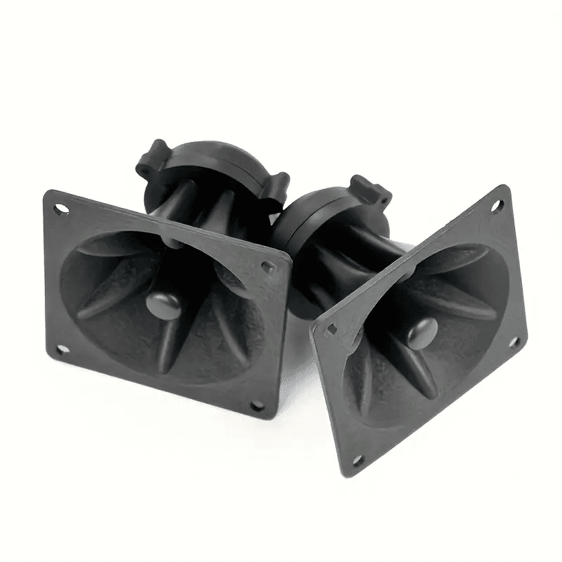 TEMU 2pcs Square High-frequency Speaker -150w 85mm Piezoelectric Square