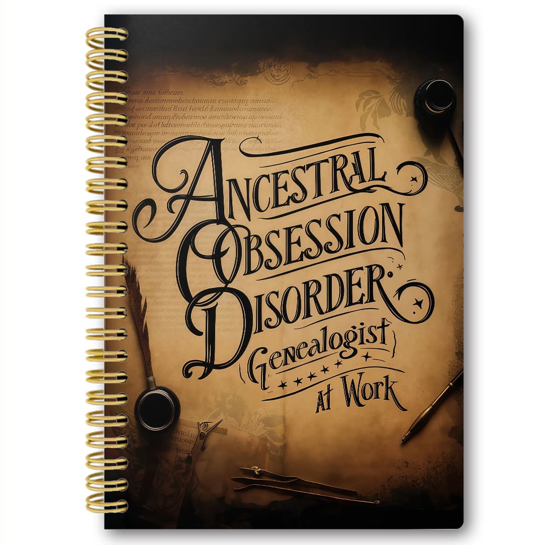 TEMU 1pc A 5.5 By 8.3 Inch Notebook 'ancestral, , ' Designed For Work, Featuring Templates For Family Trees And Charts, Perfect For Genealogists And Historians As A Gift