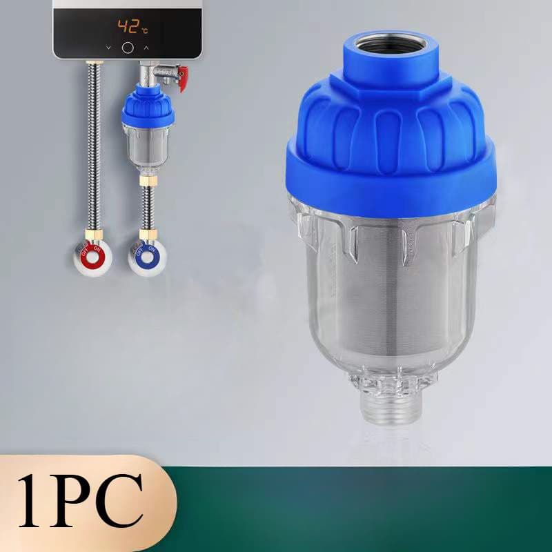 TEMU 1pc Rv Water Filter, Multi Functional Scale Water Filter - Water Purifier Accessories - Suitable For Household Outdoor Rvs-washable, Camping Outdoor Faucet Impurity Filter