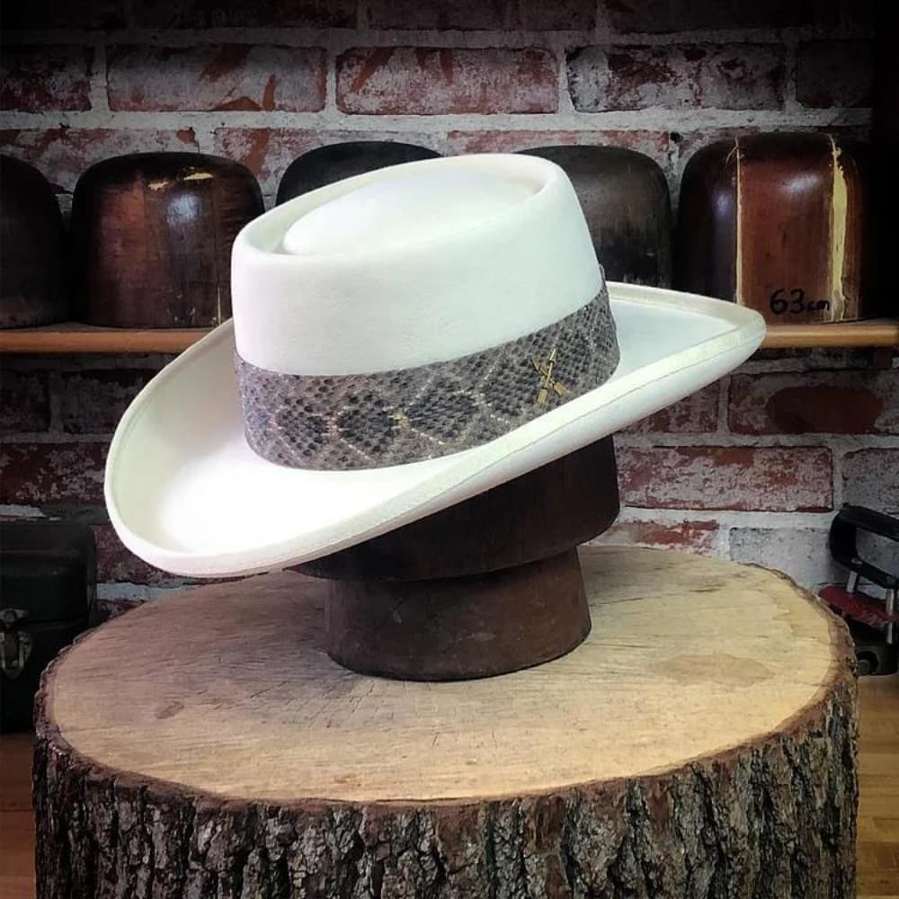 TEMU Solid Color Sheep Felt Hat Webbing Decorated With Pure Felt Hat