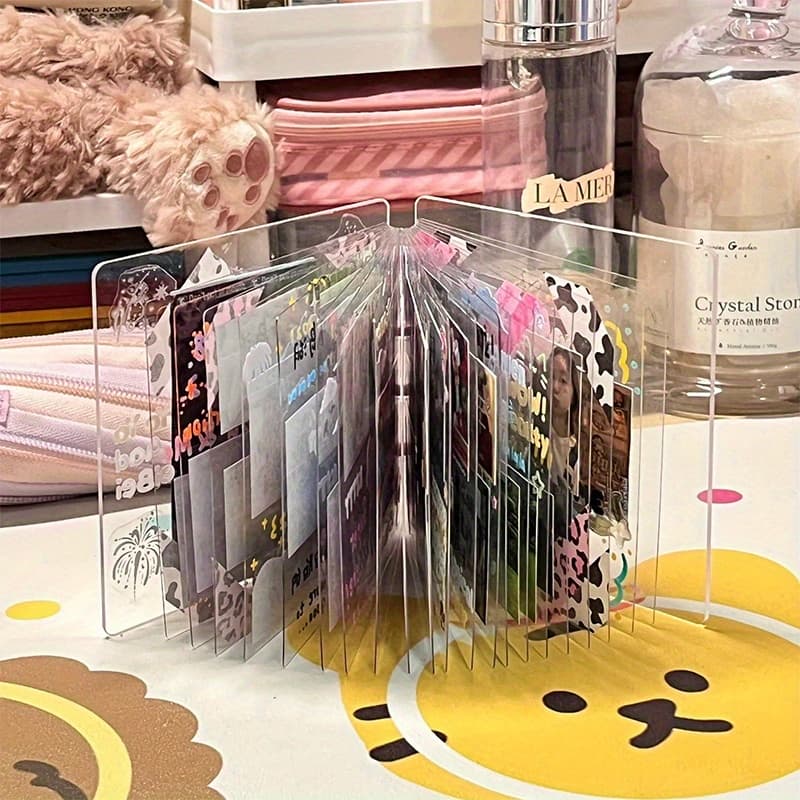 TEMU 20 Sheets Of Transparent Pvc Cover Acrylic Cover Unique Diy Album, Perfect Gift For On Anniversaries, Valentine's Day, Christmas, Back-to-, Father's Day, And Teacher's Day