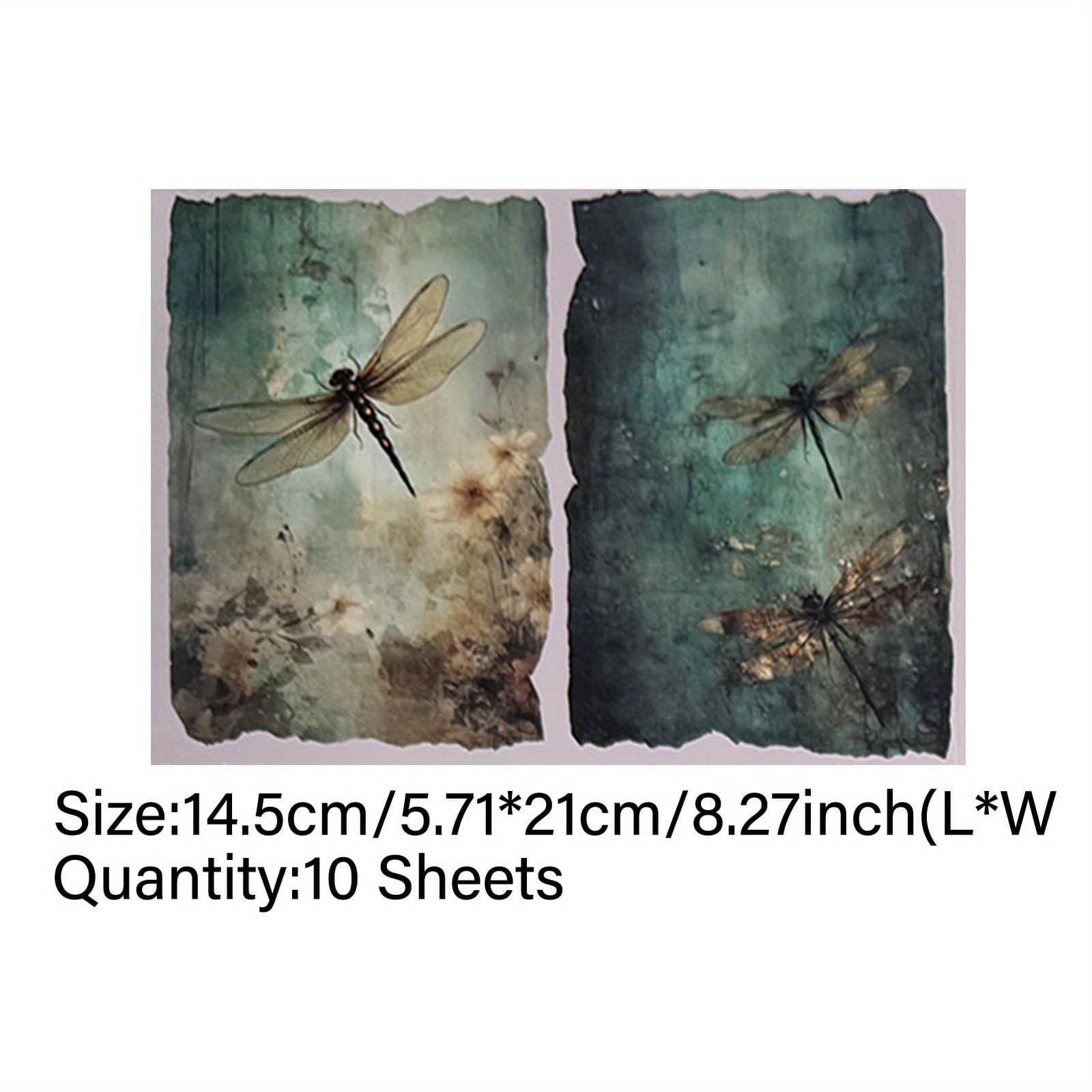 TEMU Vigus Colored Paper 10 Sheets Forest Description Diary A5 Size Craft Paper
