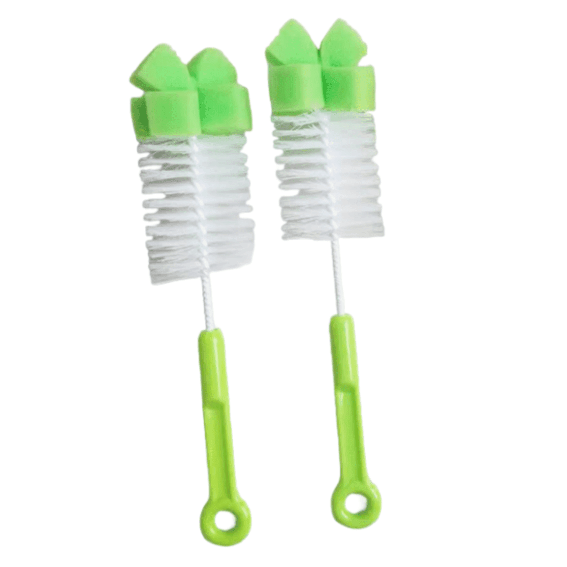 TEMU Set Of 2 Long-handled Bottle Brushes For Cleaning Beer Bottles And Sports Water Bottles With Straw, Includes Kettle Spout And Lid Cleaning Brushes