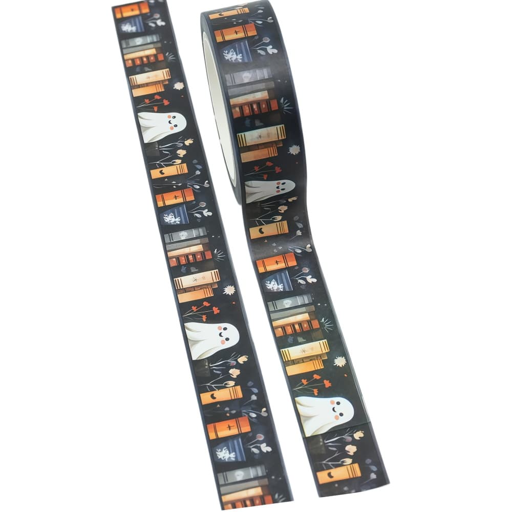 TEMU 1 Roll Dark Bookshelf Washi Tape, Suitable For Journals / Diaries, Diy Crafts, Temporary Document Labeling, And Notebook Edge Decoration