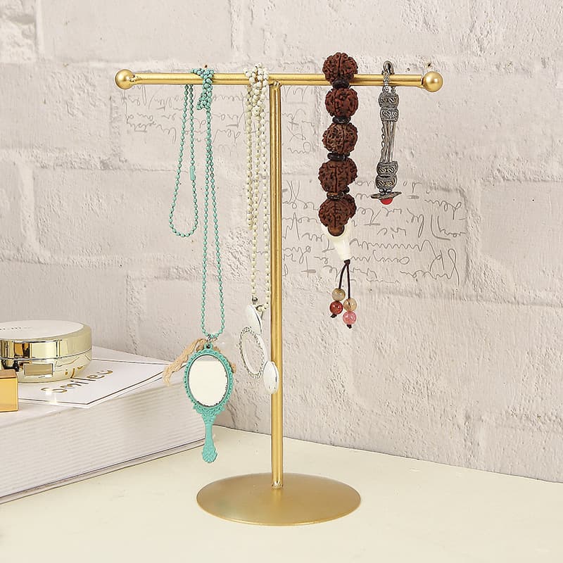 TEMU Jewelry Organizer - Multi-functional Necklace Hanger, Home Standing Display Rack, Durable , Essential For Fashion Enthusiasts, Jewelry Tower,