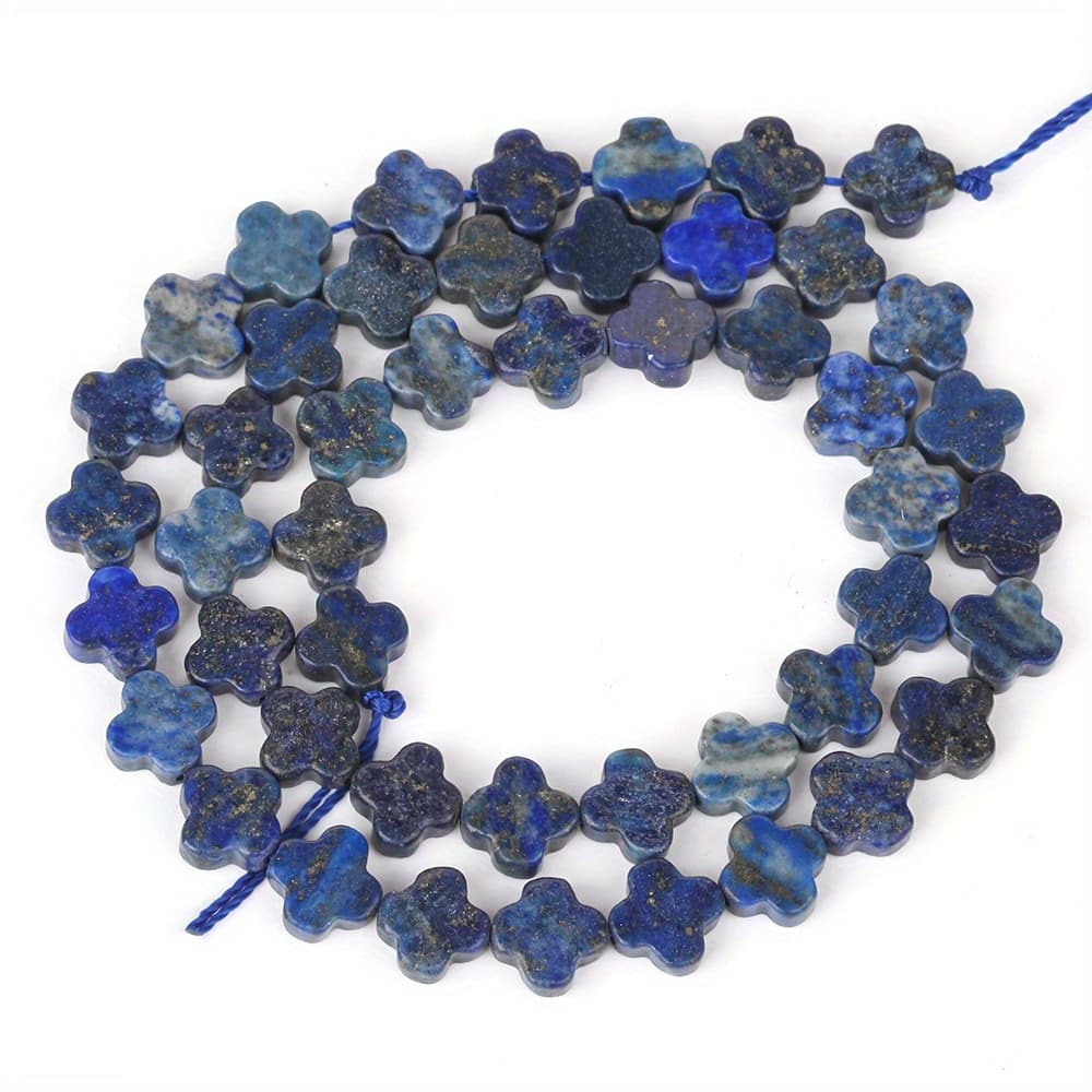 TEMU 8mm 45pcs Natural Stone Shape Lapis Stone Loose Beads For Jewelry Making Bracelets Necklace Accessories