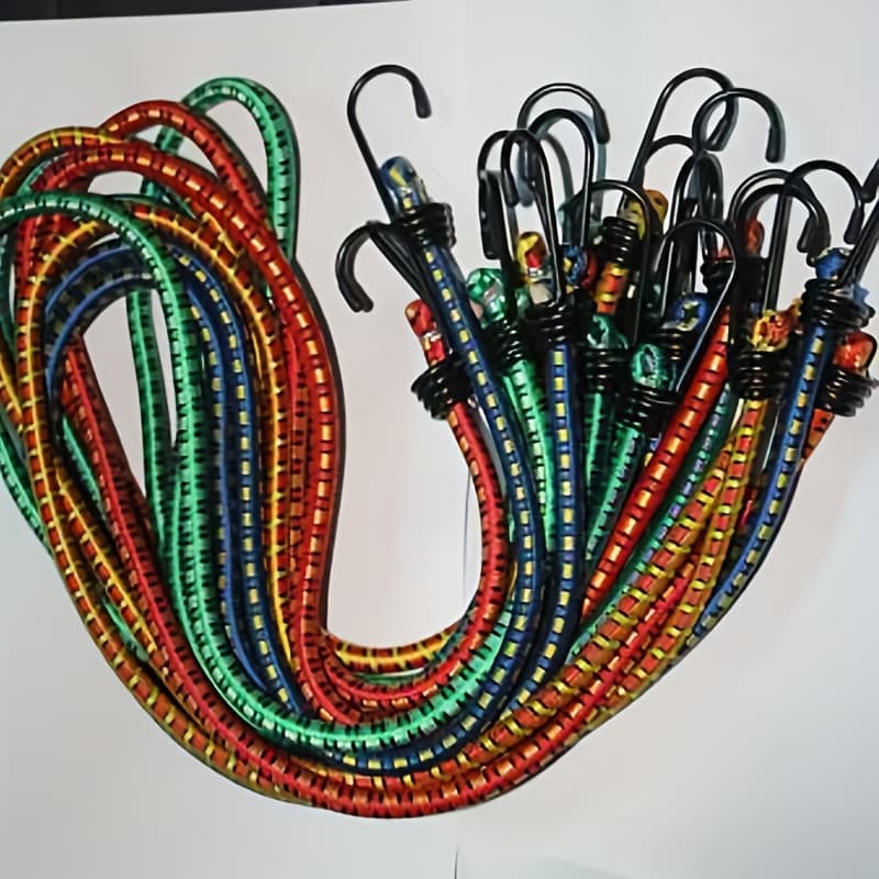 TEMU 3pcs Random Color- 39.37-inch Car Trunk Elastic Rope - Suv/car/motorcycle Anti-slip Cargo Tie | Universal Rear Seat And Trunk Organizer