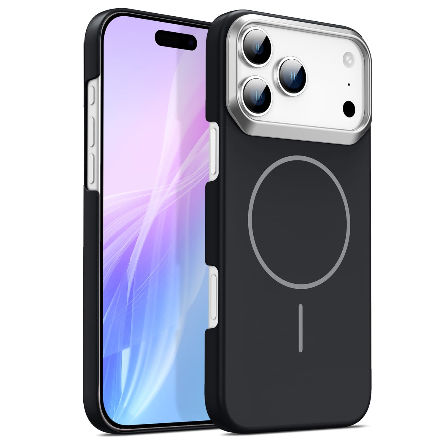 TEMU Phone Case - Camera Frame Protection Magnetic Matte Hard Phone Case Compatible With For Iphone 12 13 17 Pro 17air Wireless Charging Shockproof Cover