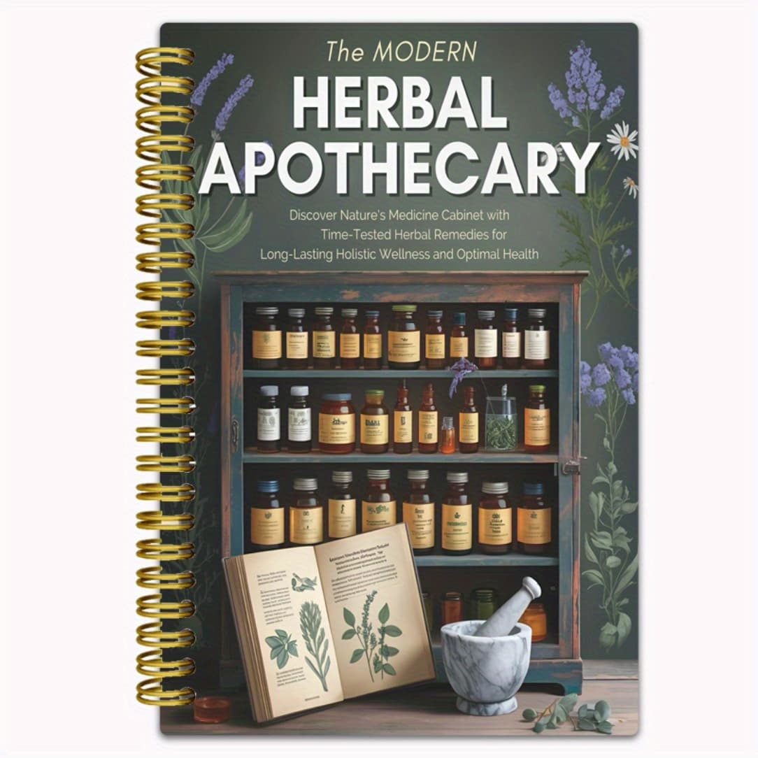 TEMU A Notebook On The Of Herbal Pharmacists, Consisting Of 50 Pages And 17 Pages, Detailing The Uses And Characteristics Of Herbs. The Size Is 5.5x8.3 Inches, Suitable For To Family