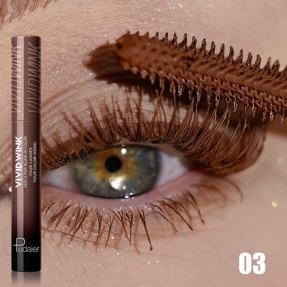TEMU Long-lasting Waterproof Colored Mascara, And -free, Portable, Perfect For Stage Role-play Makeup