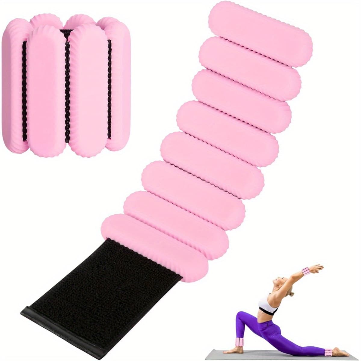 TEMU Adjustable Wrist And Ankle Weights For Women, Suitable For Strength Training. Silicone Bracelets Are Designed For Workouts, Including Yoga, Running, , And Are For Men And Women, Weighing 1 Pound